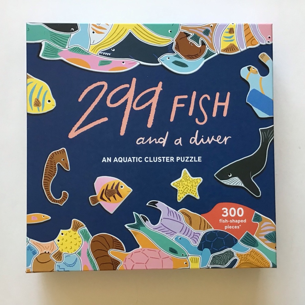 299 Fish and a Diver An Aquatic Cluster Puzzle NEW AND SEALED